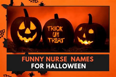 funny halloween nurse names